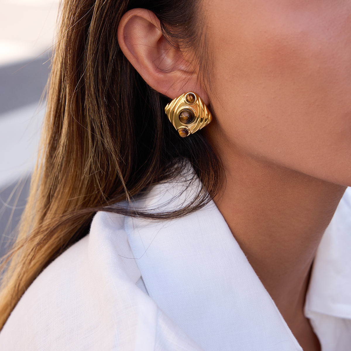 Isadora Earring - Tiger