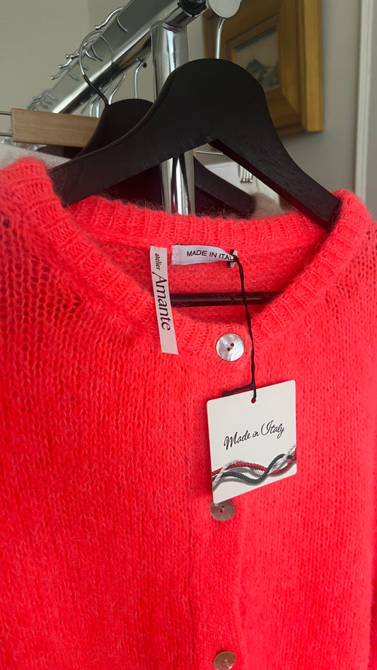 Sunday Mohair Knit Cardigan - Fun Soda